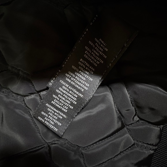 Harley Davidson Black Jacket XL Embroidered Eagle Logo Orange Trim Bomber - Picture 7 of 7